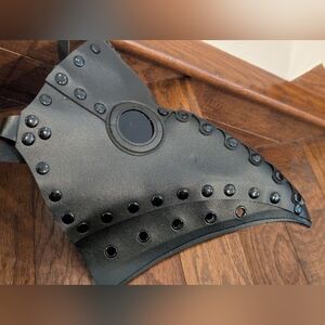Plague Doctor Retro Bird Mask Gothic Steampunk Cosplay Halloween Black OS